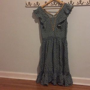 Women’s M Matilda Jane Dress Blue and Yellow